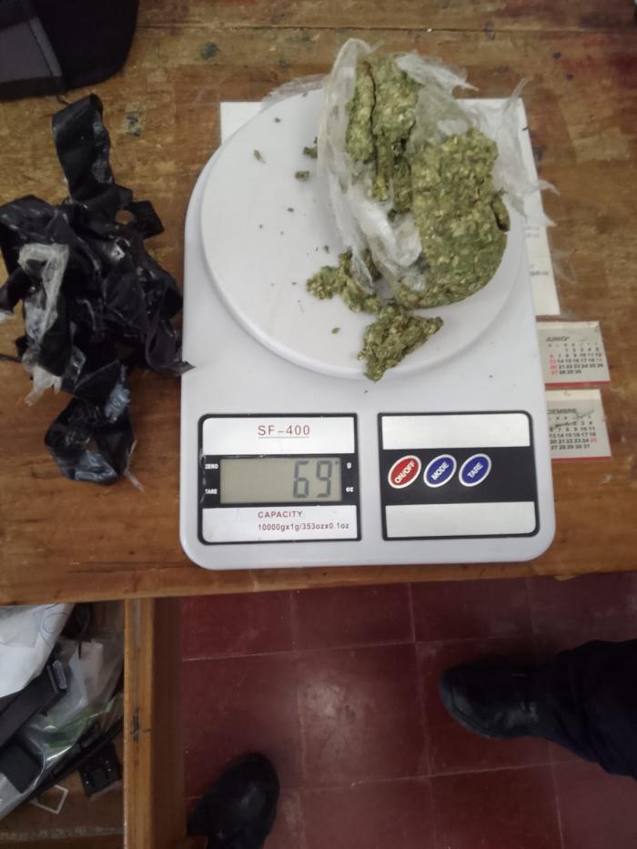 Marihuana incautada en revisoría del centro penitenciario Marihuana incautada en revisoría del centro penitenciario