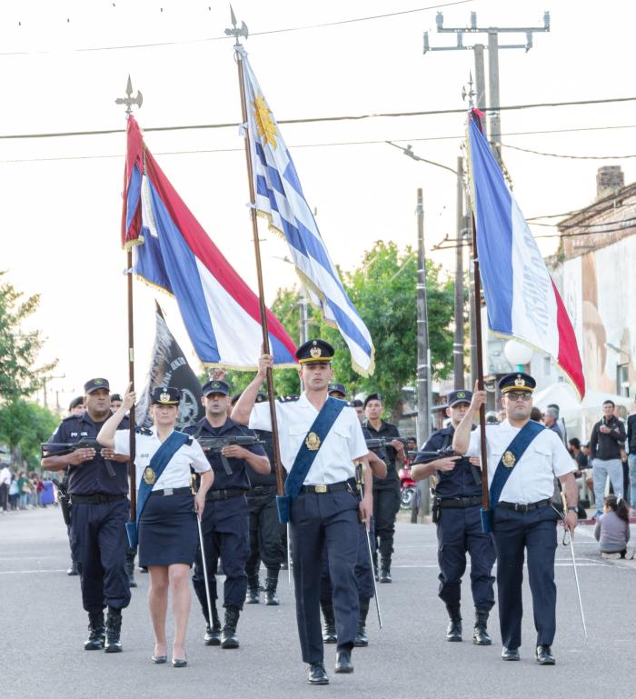 Abanderados y Escoltas Desfile