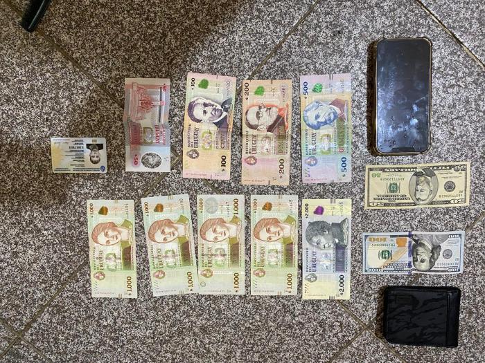 dinero incautado