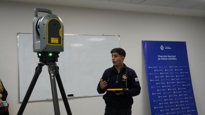 Presentación del nuevo escáner 3D de la Dirección Nacional de Policía Científica