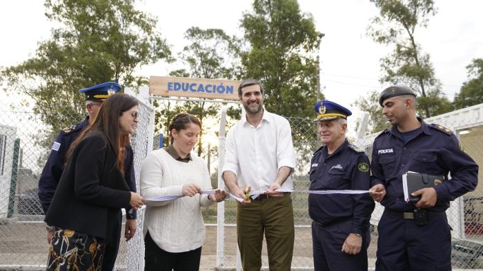 Inauguración del espacio educativo de la Unidad N° 18