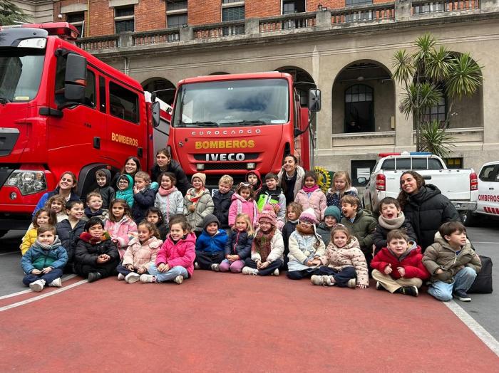 Niños de 4 y 5 años del Jardín Snoopy