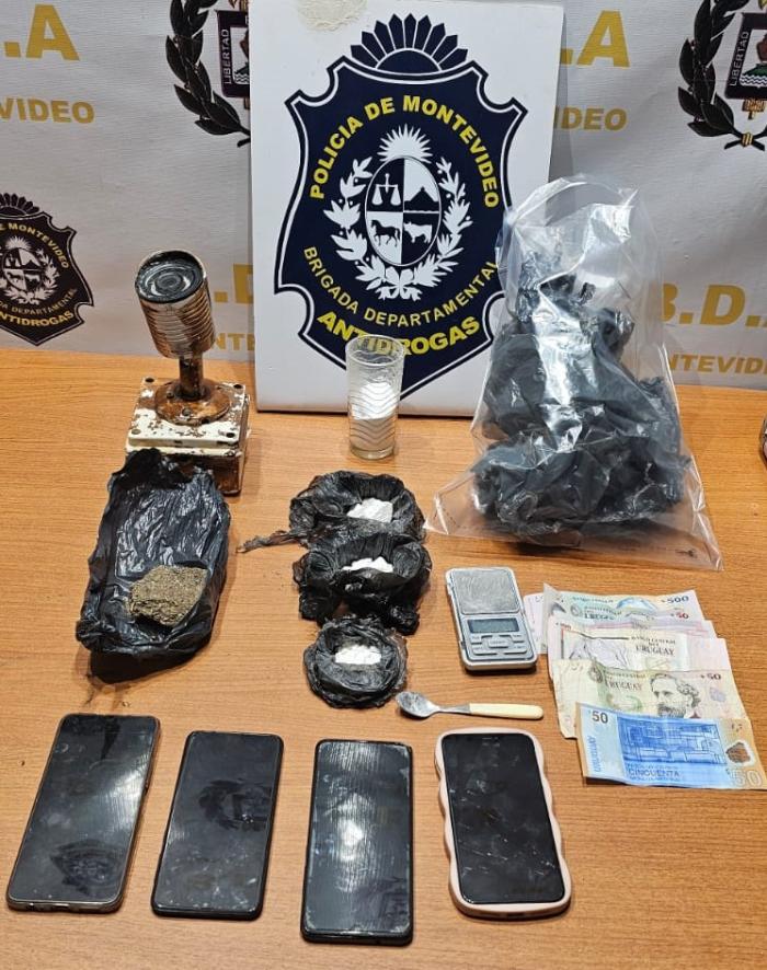 Incautación de la Brigada Antidrogas