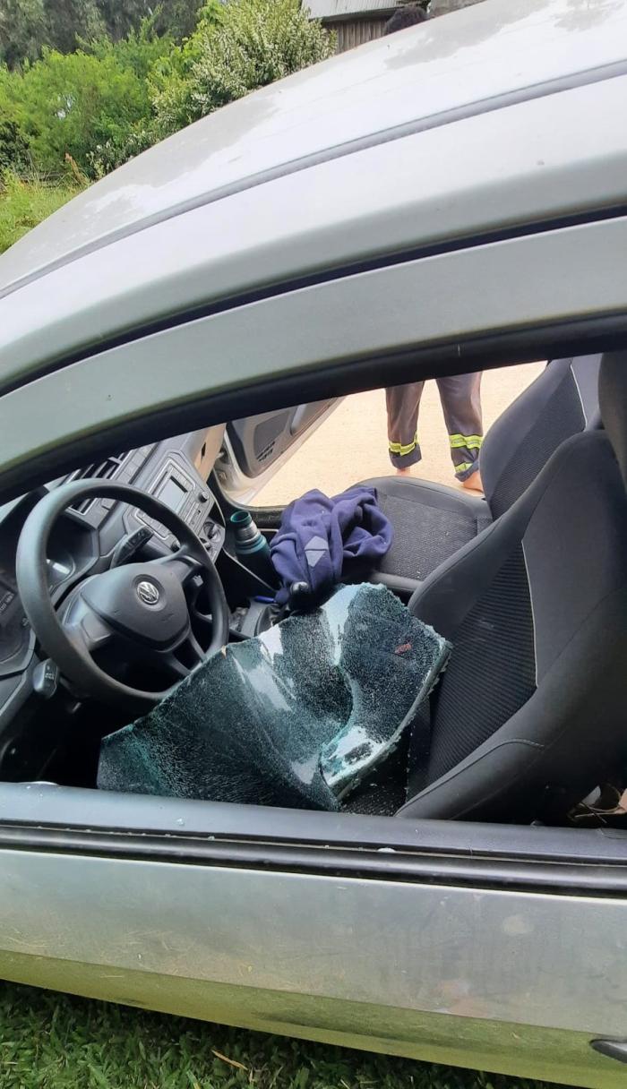 Daño en vehículo hurtado Daño en vehículo hurtado