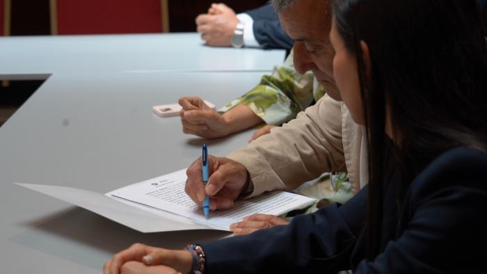 Firma del convenio