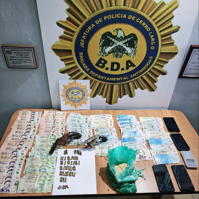 Efectos incautados en "Operación Guaraní"