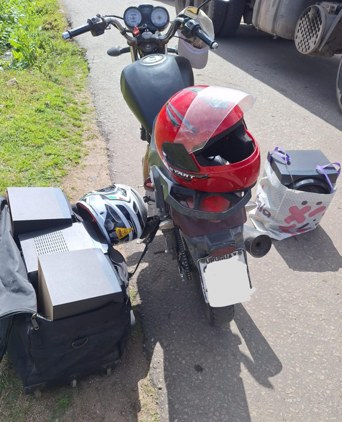 moto incautada vehículo