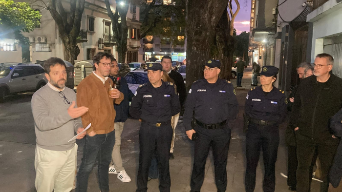 reunión entre autoridades del Ministerio del Interior, Intendencia y Jefatura de Montevideo