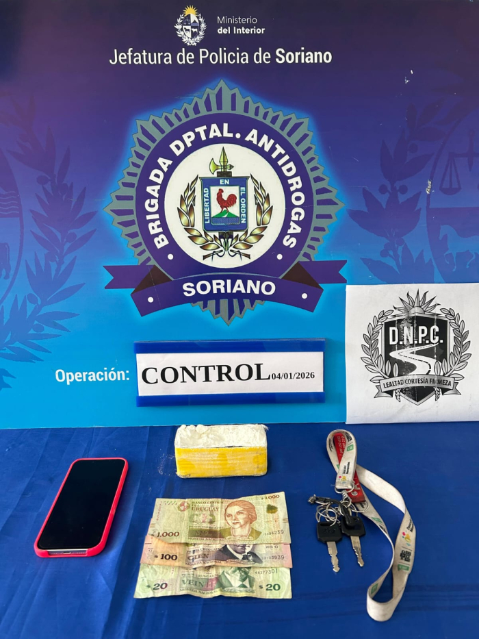 OBJETOS INCAUTADOS EN EL OPERATIVO