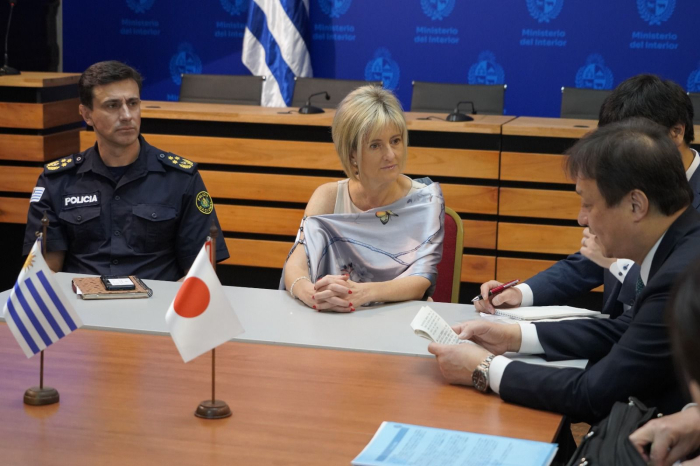 Ministra Interina recibe a delegación japonesa por temas de seguridad, conocimientos y tecnologías