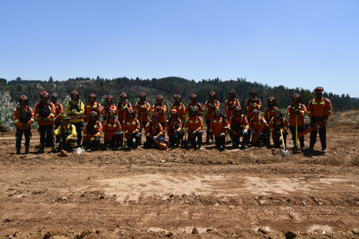 Delegación de bomberos uruguayos en Chile Delegación de bomberos uruguayos en Chile