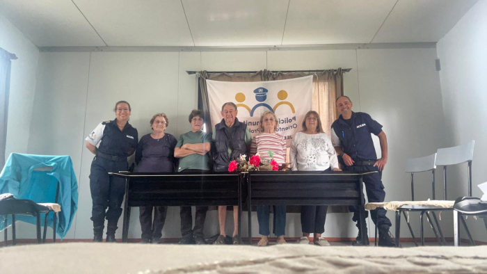 Participantes en la charla 