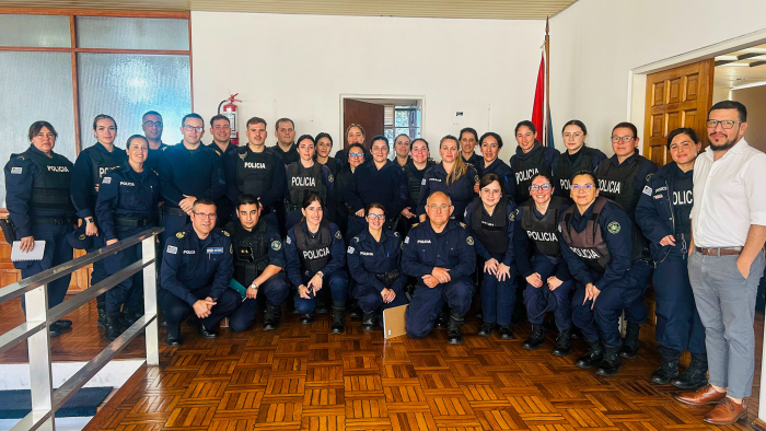 Taller sobre respuesta policial en violencia de género y violencia vicaria se realizó en San José Taller sobre respuesta policial en violencia de género y violencia vicaria se realizó en San José