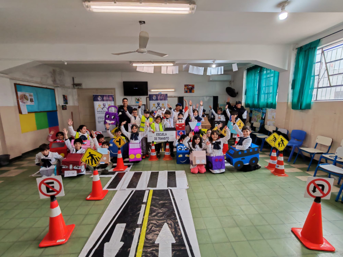 Foto grupal de los alumnos que participaron 