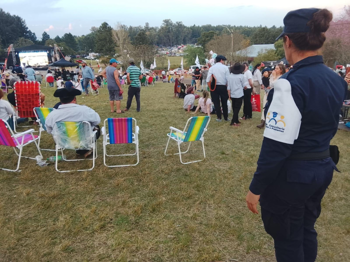 Policía en el encuentro Policía en el encuentro