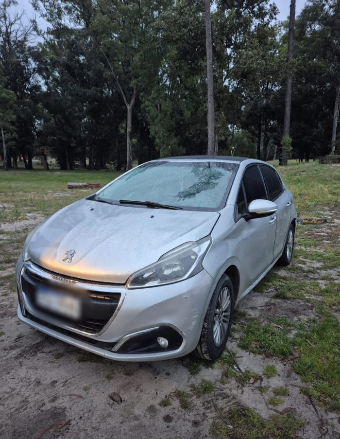 Automóvil incautado auto gris
