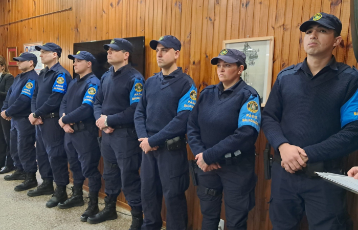 acto de reconocimiento funcionarios de Zona Operacional I policías en acto de reconocimiento