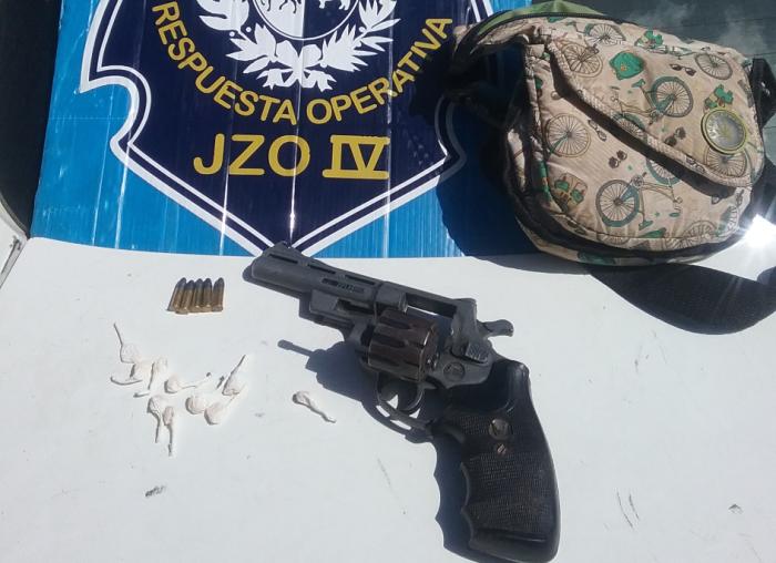 arma y droga incuatada