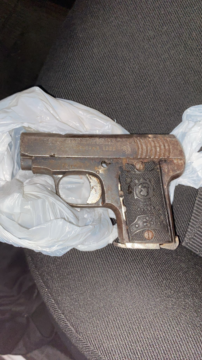 Arma de fuego Incautacion