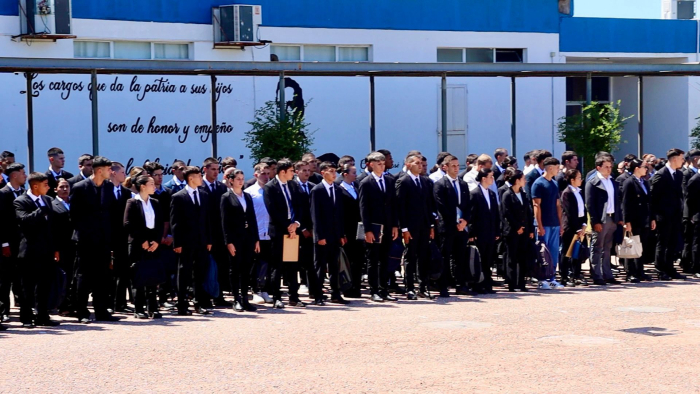 Aspirantes a ingresar como cadetes de Policía 