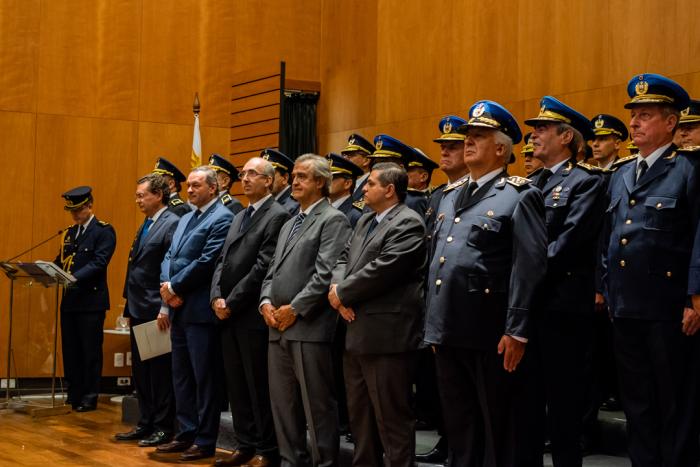 Autoridades del Ministerio del Interior con el nuevo Ministro del Interior