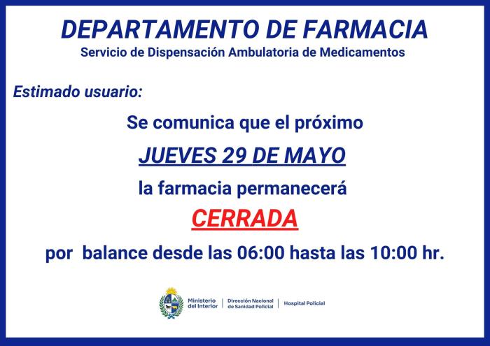Balance farmacia