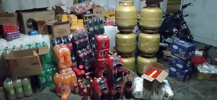 mercadería de contrabando incautada en procedimiento policial