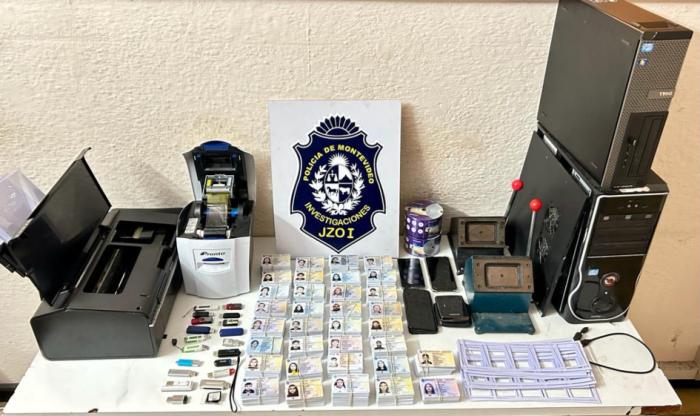 objetos incautados en los allanamientos