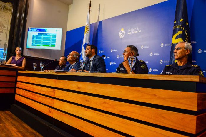 Conferencia de presentación de cifras de delitos