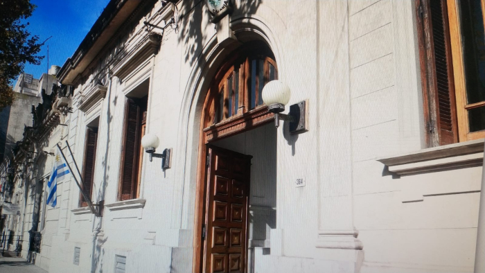 Fachada de la Jefatura de Policía de Colonia