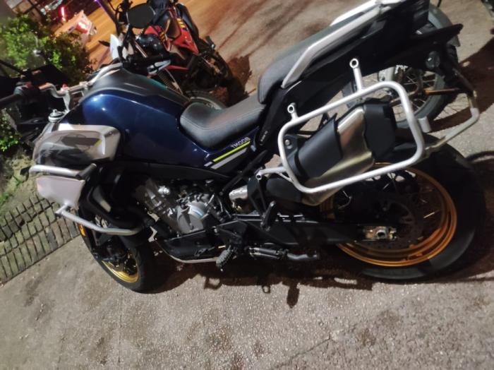 moto de alta cilindrada incautada