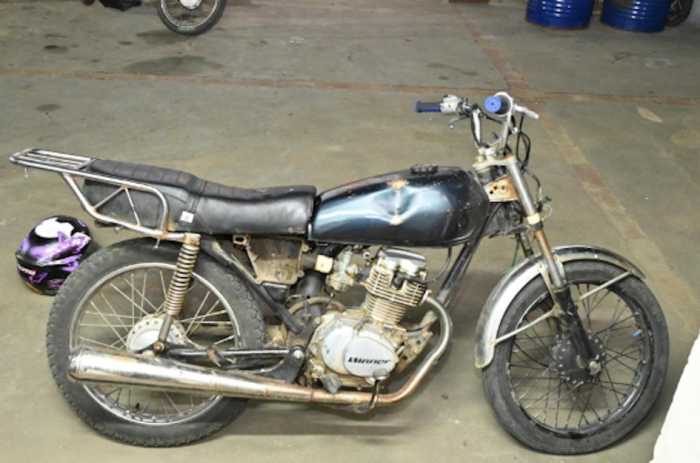 Motocicleta recuperada 
