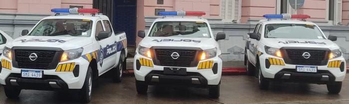 Un hombre fue detenido en el centro de Maldonado cuando intentaba hurtar una moto tres camionetas policiales estacionadas