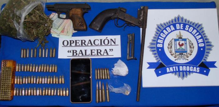 Sustancia y efectos incautados en Operación "BALERA" Sustancia y efectos incautados en Operación "BALERA"