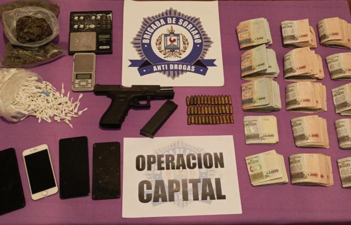 Sustancia y efectos incautados en Operación "CAPITAL" Sustancia y efectos incautados en Operación "CAPITAL"
