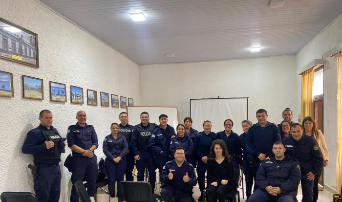 Policías que recibieron la capacitación