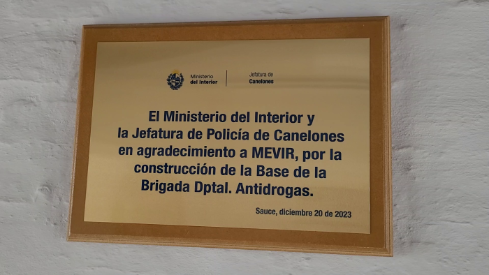 Placa de Inauguración