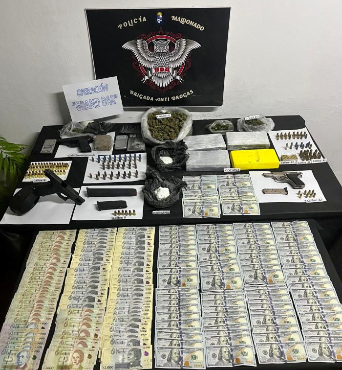 Incautaciones en Operación Grand Bar