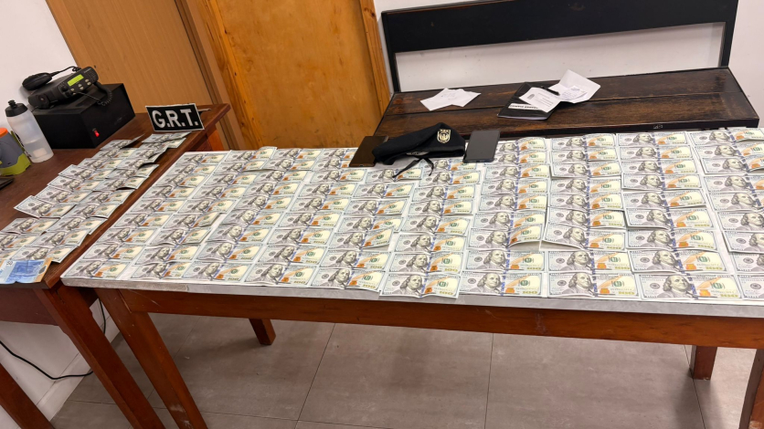 Dinero Incautado.