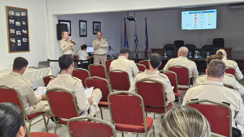 Capacitación en reconocimiento e identificación de materiales peligrosos.