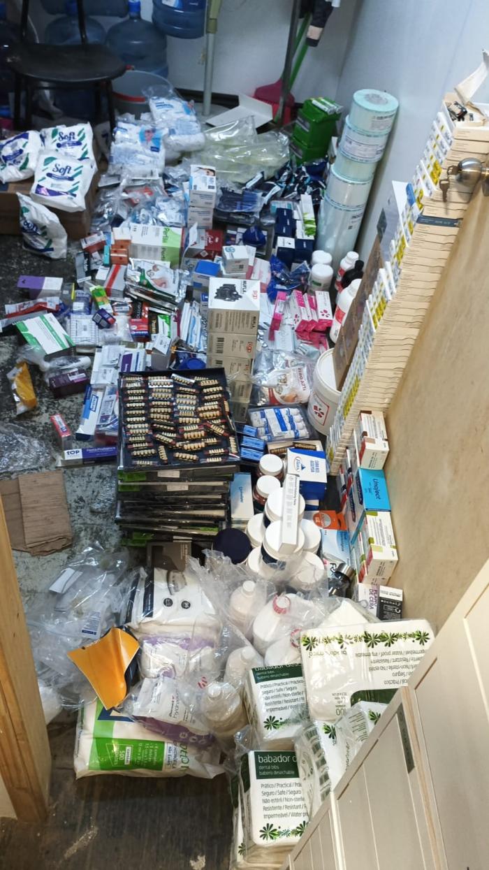 Mercadería incautada en infracción aduanera.