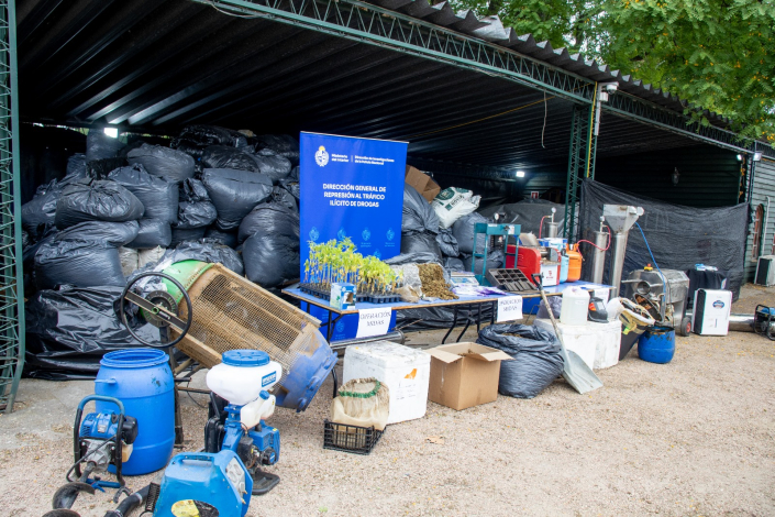 objetos incautados en la operación Midas