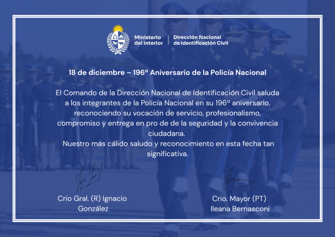 Día de la Policía Nacional
