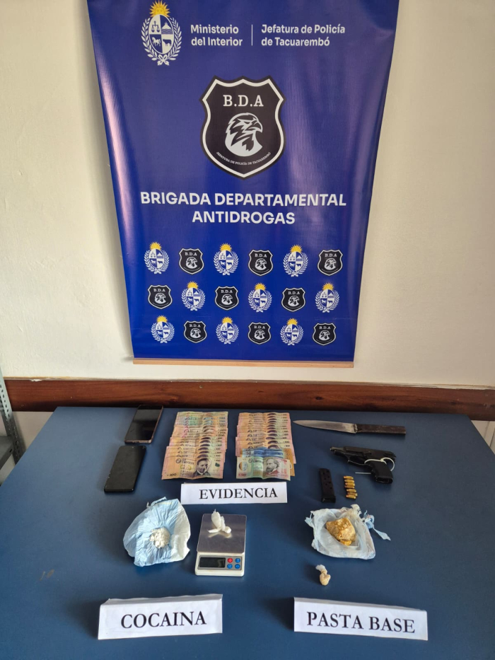 Armas y estupefacientes