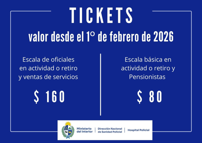 valores tickets