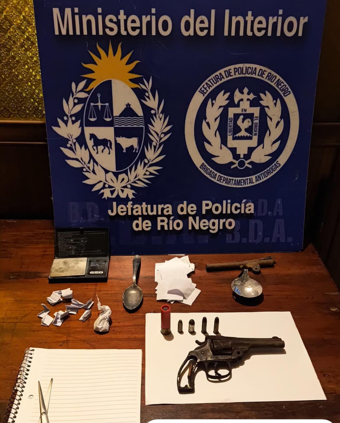 objetos incuatados en el allanamiento