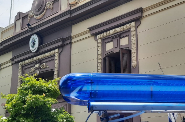 Barral móvil policial