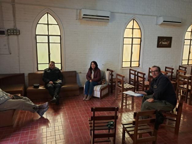 Reunión con vecinos de Paso Farías.