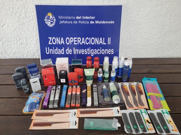 objetos incautados en los allanamientos