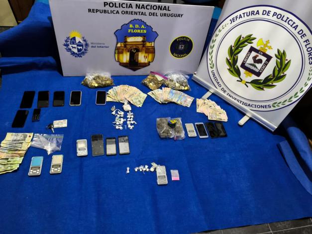 Operación Zamora: objetos y sustancias incautados